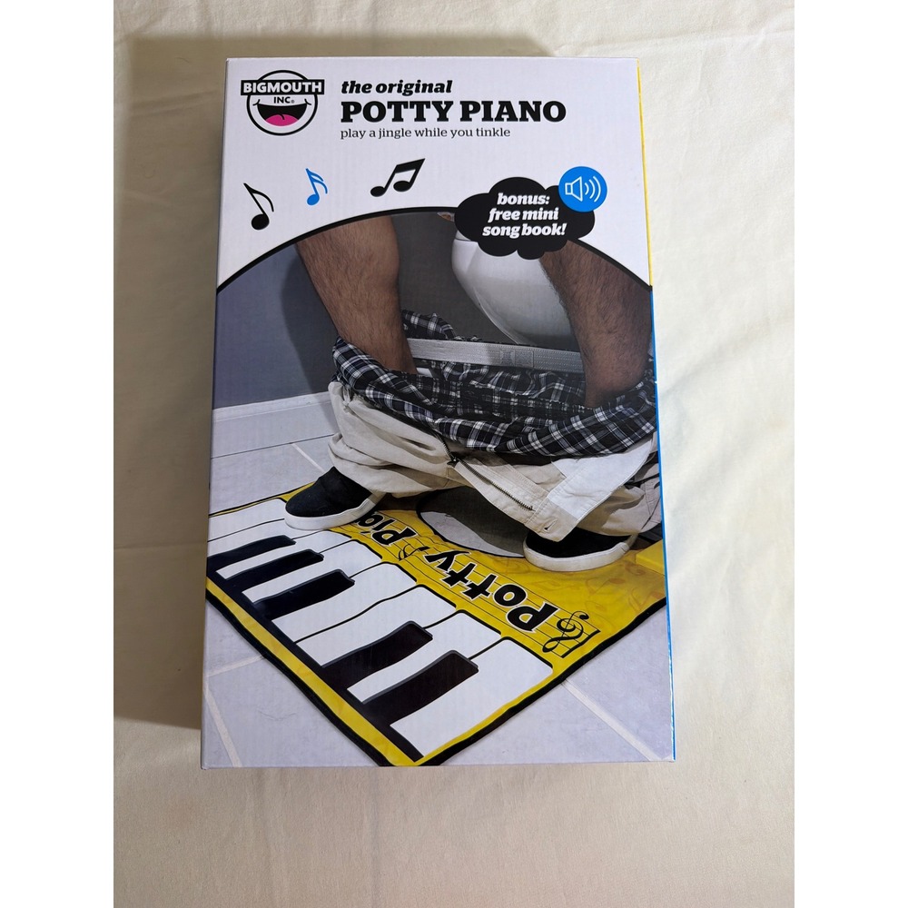 The Original Potty Piano Bathroom Floor Mat Musical Novelty Gift